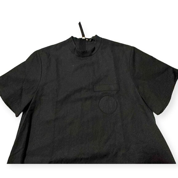 Alexander Wang Black Mini Dress with Studs, Size‎ 10 - Picture 6 of 13